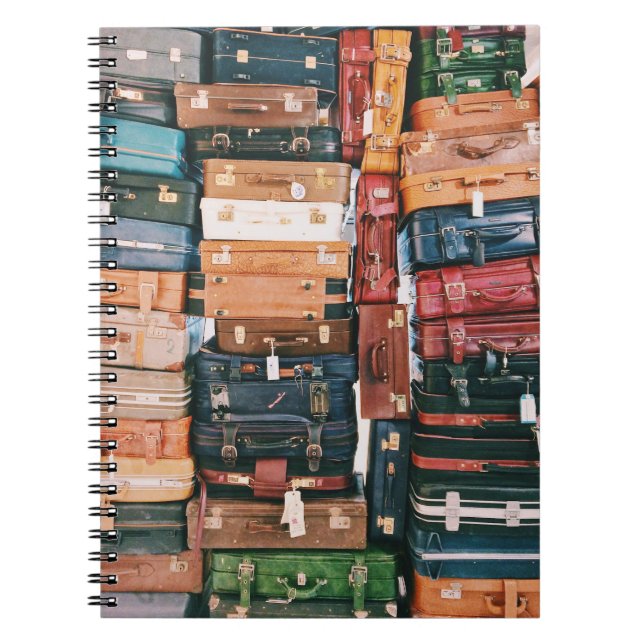 Stacked Suitcases Notebook (Front)