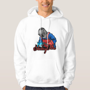 Stacking Dimes Funny Welder Gift Hoodie