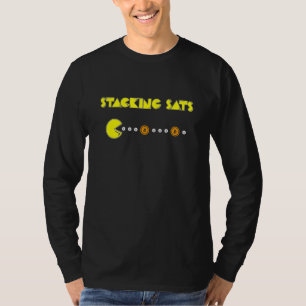 Stacking Sats Bitcoin Crypto Currency Btc T-Shirt