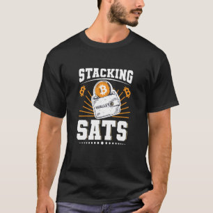 Stacking Sats Bitcoin T-Shirt