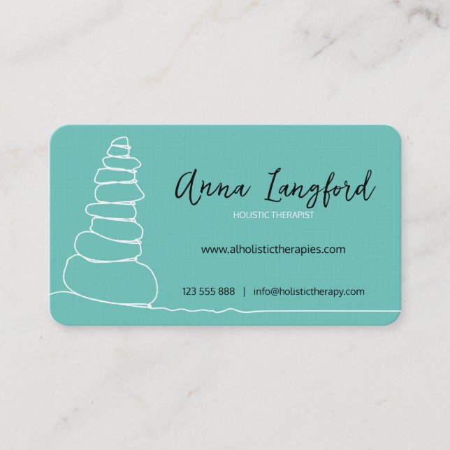 Stacking Stones Business Card (Front)
