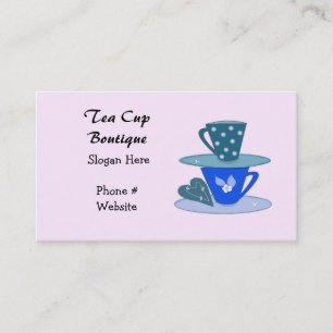 Stacking Teacups Business Card