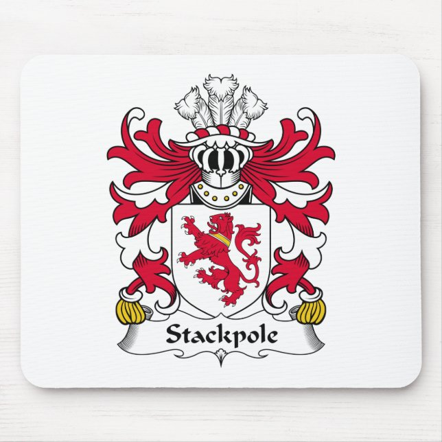 Stackpole Family Crest Mouse Mat (Front)