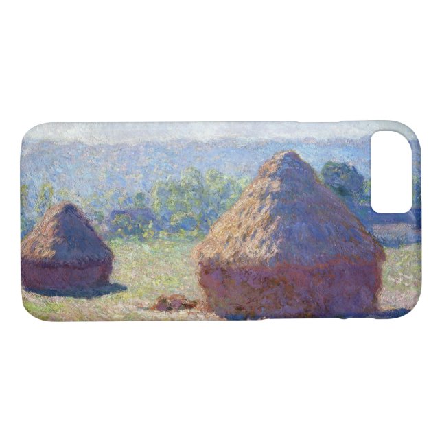 Stacks of Wheat (End of Summer), Monet Case-Mate iPhone Case (Back (Horizontal))