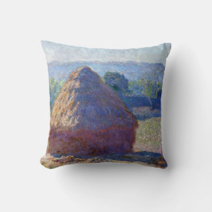 Stacks of Wheat (End of Summer), Monet Cushion