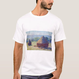 Stacks of Wheat (End of Summer), Monet T-Shirt