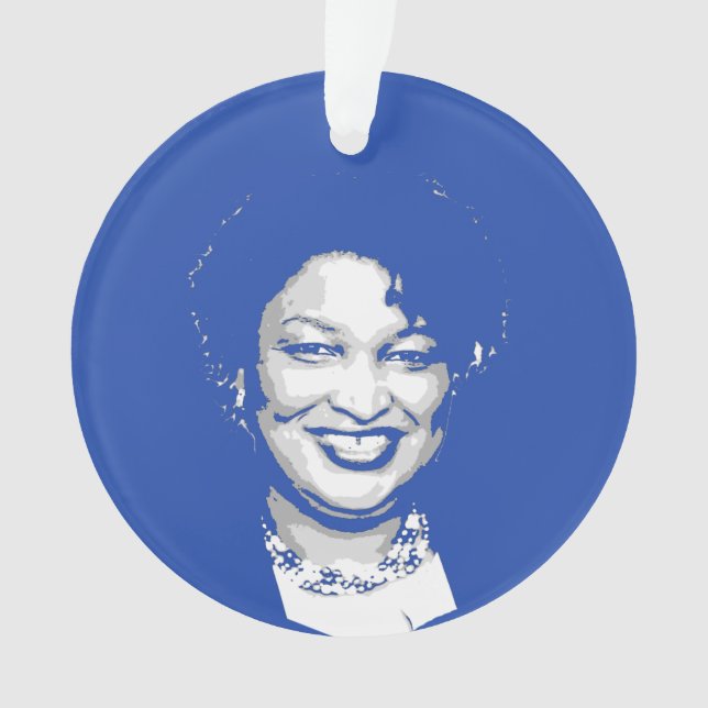STACY ABRAMS ORNAMENT (Front)