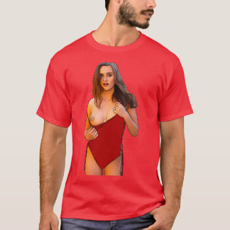 Stacy Cruz red dress T-Shirt