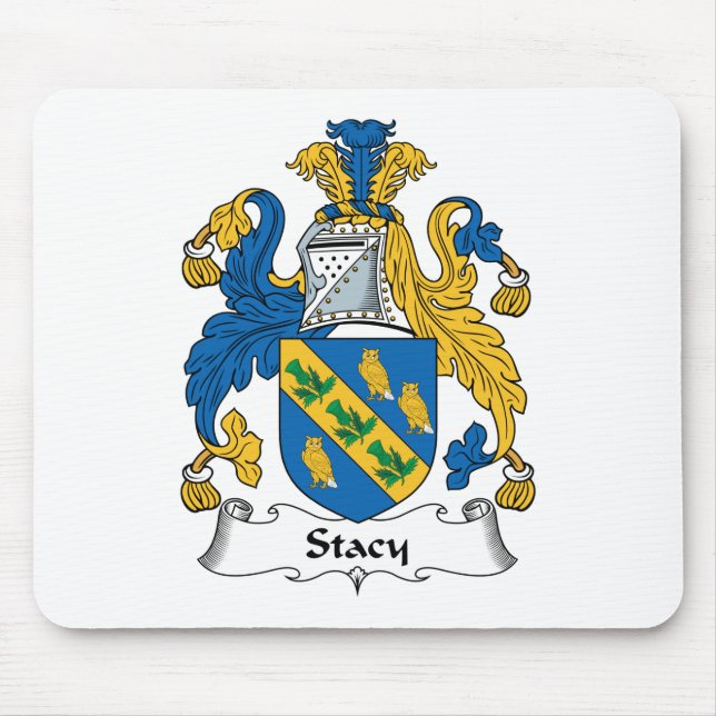 Stacy Family Crest Mouse Mat (Front)