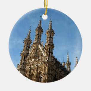 Stadhuis Leuven, Belgium Ceramic Tree Decoration