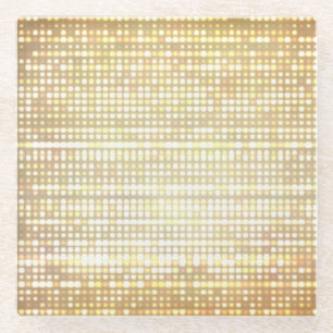 Stadium lights, abstract neon background. glass coaster