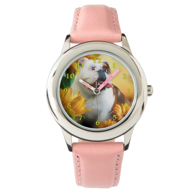 Stafashire Bull Terrier Smile Ambassador Watch (Front)