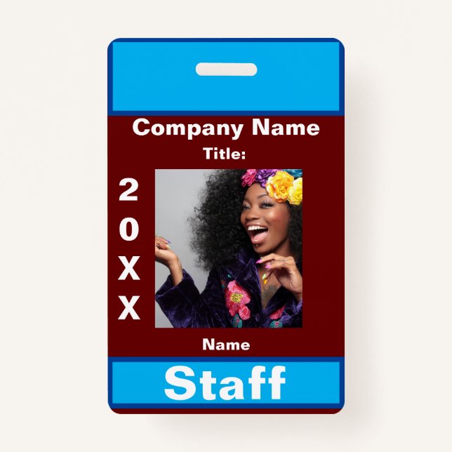Staff -1 ID badge (Front)