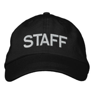 STAFF EMBROIDERED HAT