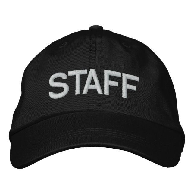 STAFF EMBROIDERED HAT (Front)