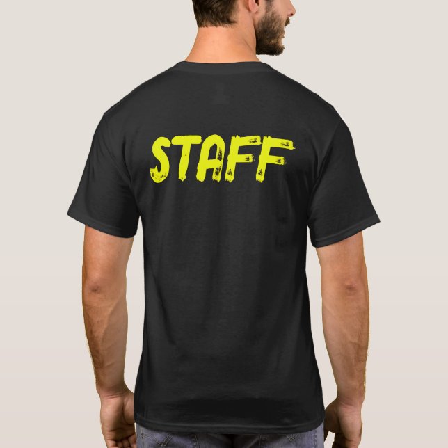 STAFF (front/back) T-Shirt (Back)