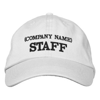 STAFF Hat | Custom Embroidered Staff Cap | Team