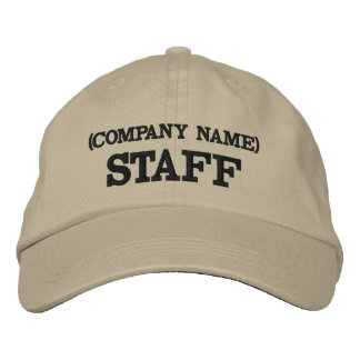 STAFF Hat | Custom Embroidered Staff Cap | Team