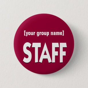 Staff identification badge custom