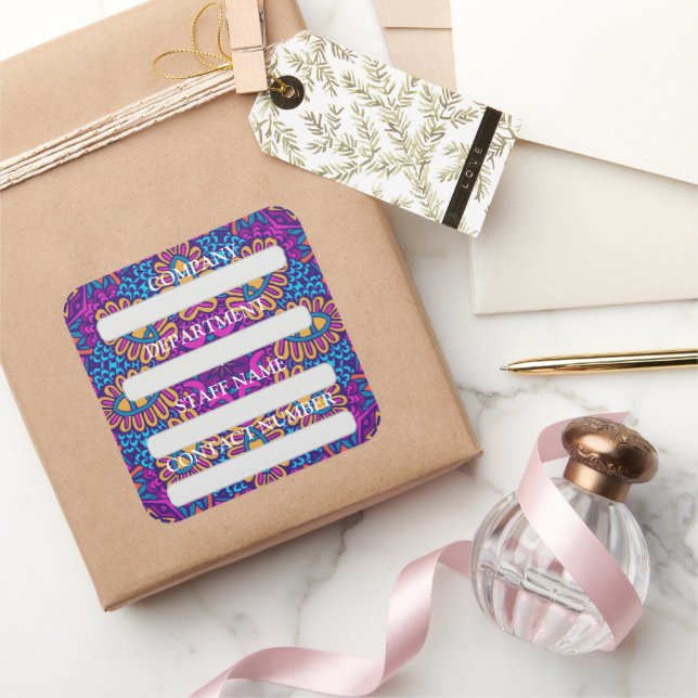 STAFF LABEL STICKER FOR COMPANY (Gifting)