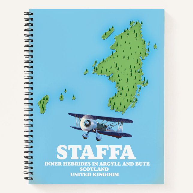 Staffa Inner Hebrides in Argyll and Bute, Scotland Notebook (Front)