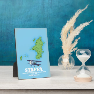 Staffa Inner Hebrides in Argyll and Bute, Scotland Plaque