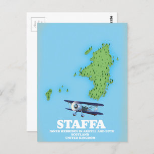 Staffa Inner Hebrides in Argyll and Bute, Scotland Postcard