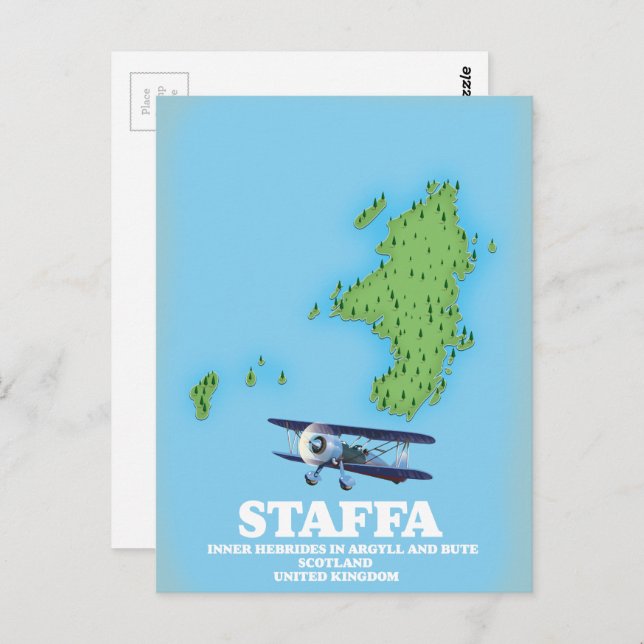 Staffa Inner Hebrides in Argyll and Bute, Scotland Postcard (Front/Back)