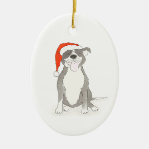 Staffie Christmas decoration