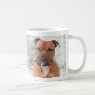 Staffie Christmas Mug