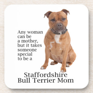 Staffie Mom Coaster Set