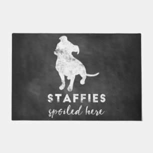 Staffy doormat on sale