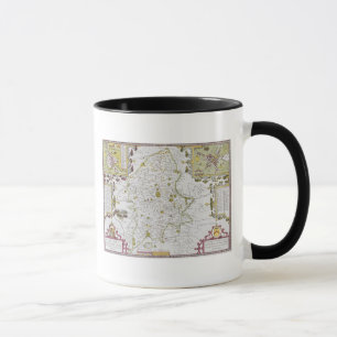 Stafford County and Town, engraved by Jodocus Mug
