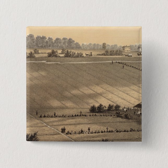 Stafford Forge Cranberry Plantation, West Creek 15 Cm Square Badge (Front)