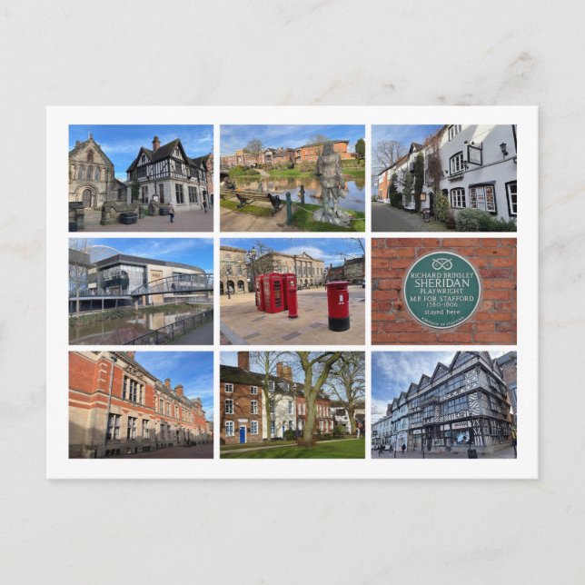 Stafford Holiday Postcard (Front)