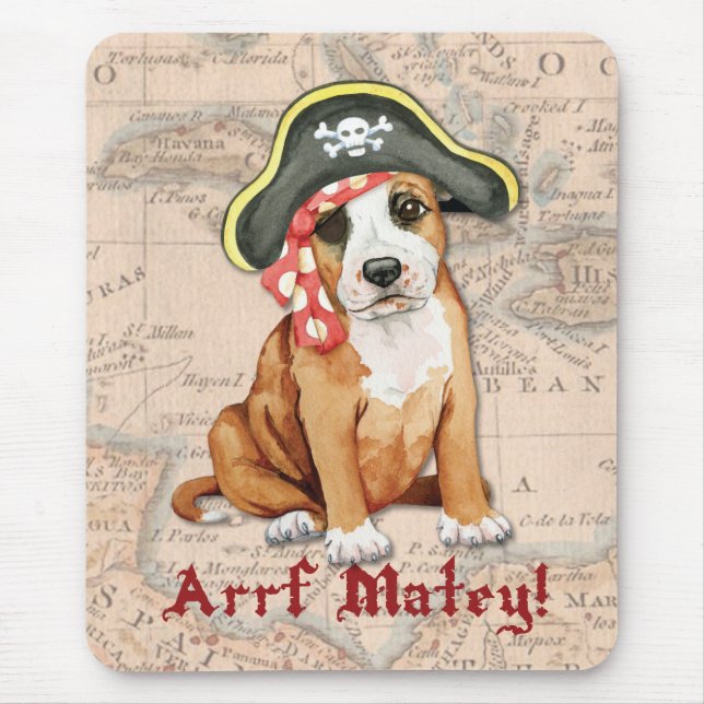 Stafford Pirate Mouse Mat (Front)