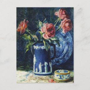 Staffordshire and Roses by Matilda Browne Postcard