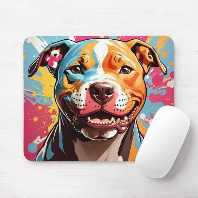 Staffordshire Birthday Fun Mouse Mat (With Mouse)