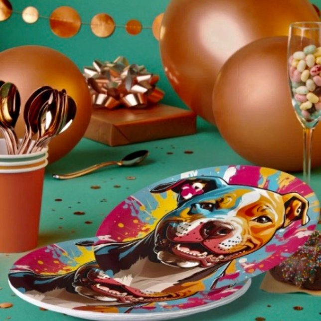 Staffordshire Birthday Fun  Paper Plate (Creator Uploaded)