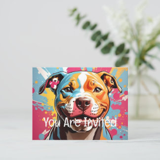 Staffordshire Birthday  Invitation Postcard