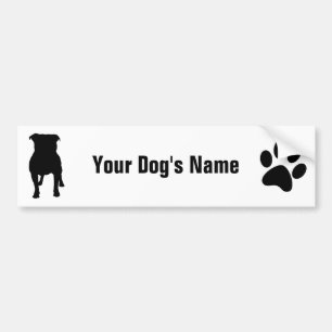 Staffordshire Bull Terrier スタッフォードシャー・ブル・テリア Bumper Sticker