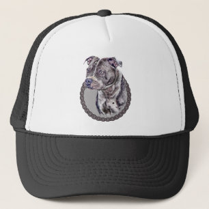 Staffordshire Bull Terrier 001 Trucker Hat
