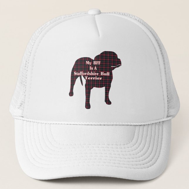 Staffordshire Bull Terrier BFF Hat (Front)