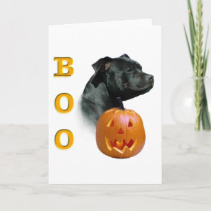 Staffordshire Bull Terrier Boo Card