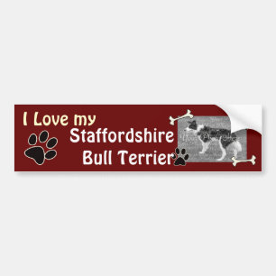 Staffordshire Bull Terrier Bumper Sticker