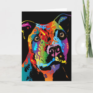 Staffordshire Bull Terrier Card