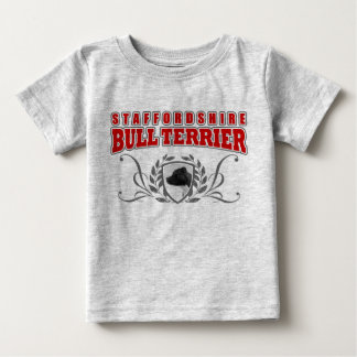 Staffordshire Bull Terrier COA red text Baby T-Shirt