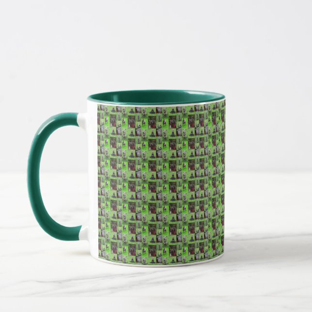 Staffordshire Bull Terrier Collarge Pattern, Mug (Left)