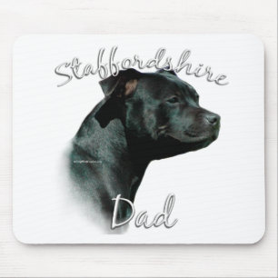 Staffordshire Bull Terrier Dad 2 Mouse Mat