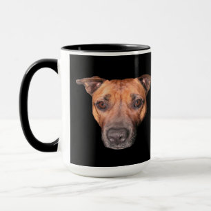 Staffordshire Bull Terrier Face, Mug
